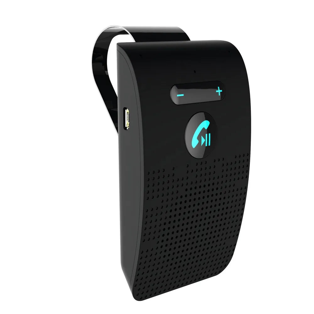 Altavoz Bluetooth 5.4, kit manos libres para coche, clip para visera, receptor de audio inalámbrico, altavoz, reproductor de música, accesorios para coche