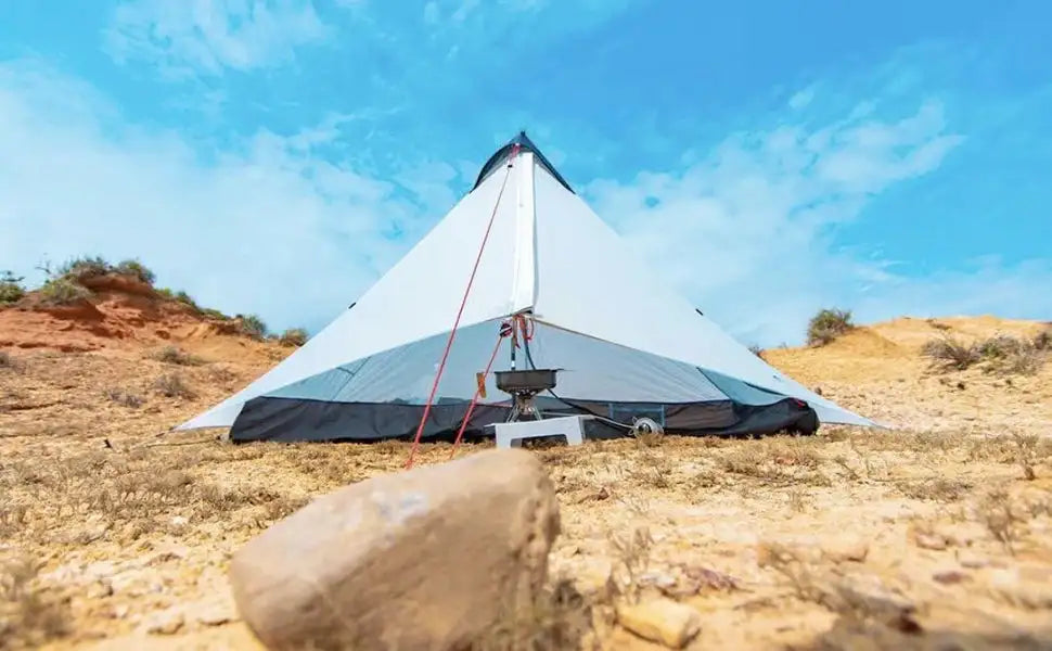 3F UL Gear Lanshan1 Ultralight Tent 3/4 Season Portable Backpacking Tent for 1p Double Layer Tent for Camping, Climbing, Hiking - Lootquake