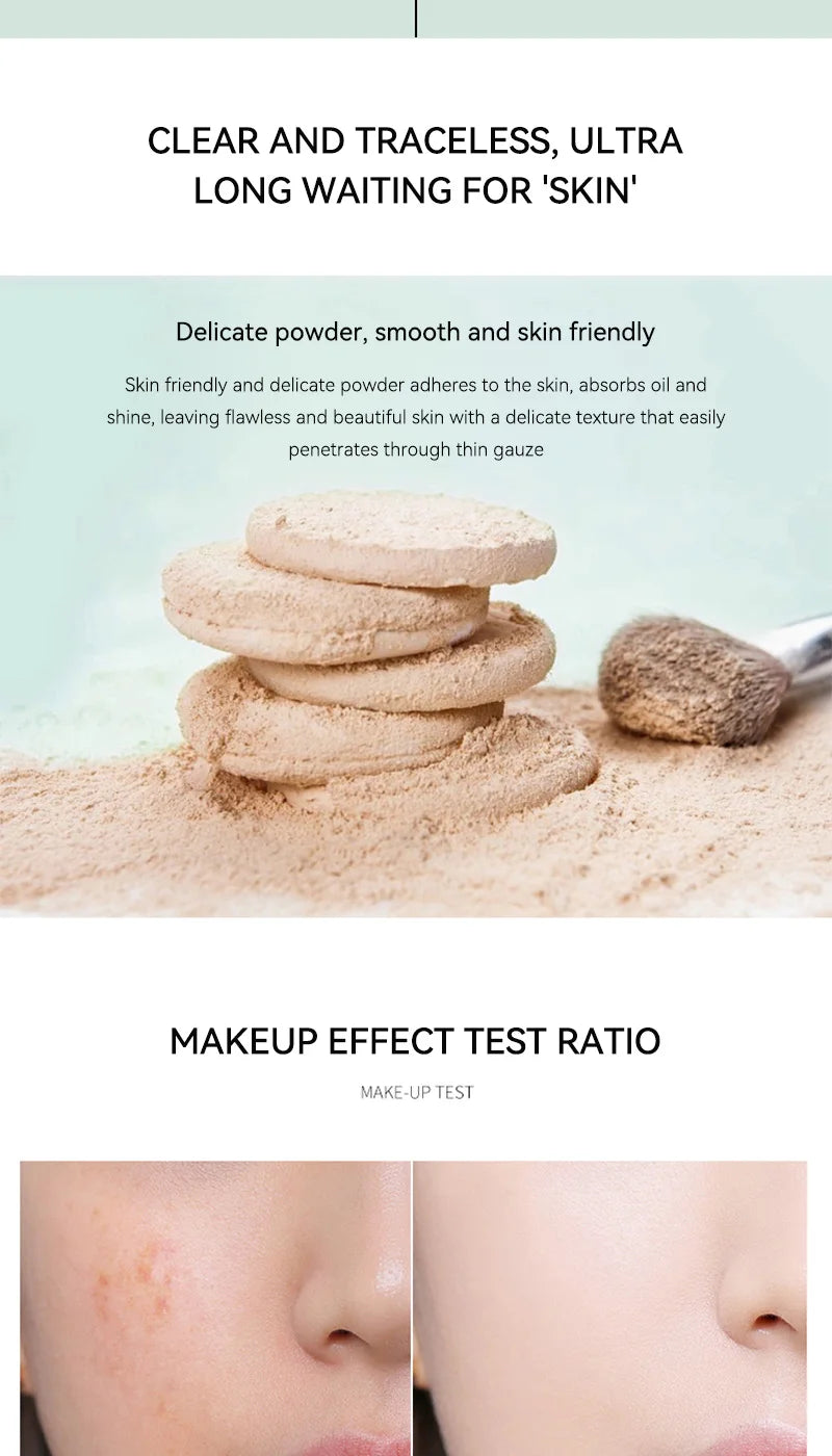 Poudre Fixatrice Miracle - Contrôle du sébum, fini lisse, non pâteux, tenue longue durée avec une formule imperméable et résistante à la transpiration