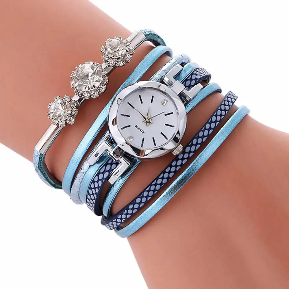 Ladies Watch Circle Diamond Table Student Fashion Bracelet Women's Watch Women's Watches - Lootquake
