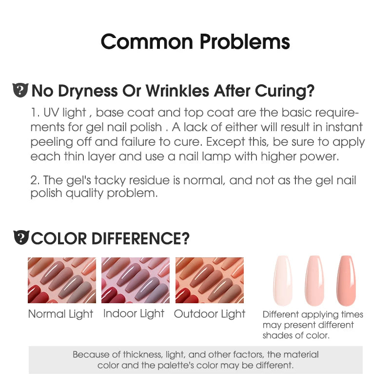 Esmalte de uñas en gel ROSALIND, lámpara para manicura artística con base mate y capa superior, esmalte semipermanente Gellak.