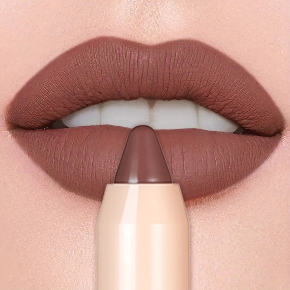 Long Lasting Hydrating Lipstick - Natural Look, Creamy Texture, All Skin Types Compatible, High Pigment Range with Brown, Moistu
