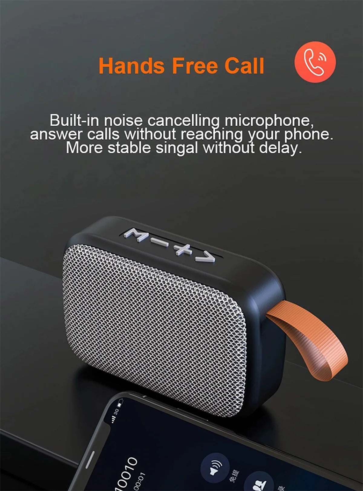 Altavoces portátiles para exteriores Bluetooth 5.0 Mini altavoz Oxford Columna inalámbrica Reproductor de música estéreo 3D Caja de sonido envolvente HiFi