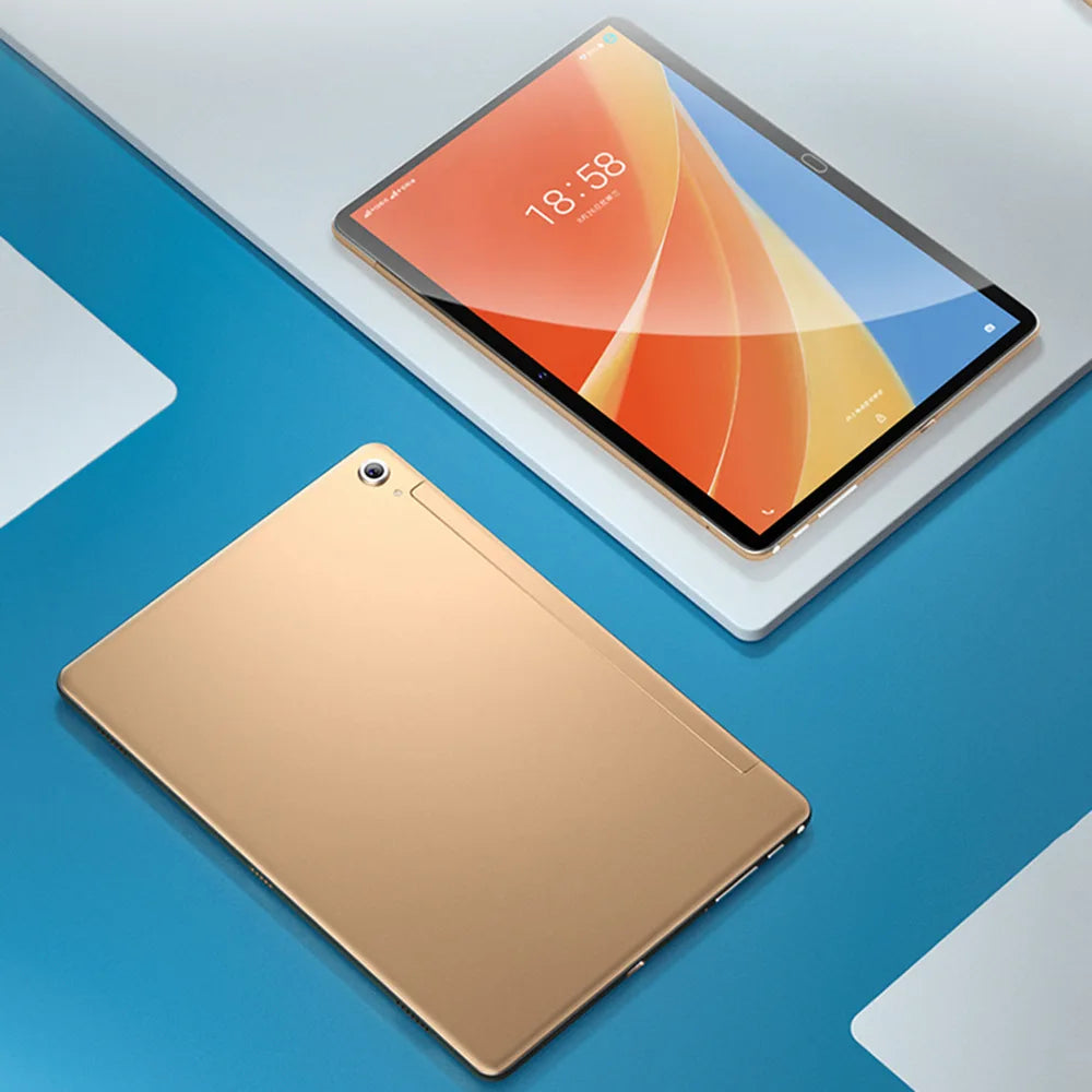 Tablette Android 8.0 M106 de 10,6 pouces, 4G, 2 Go de RAM, 32 Go de ROM, processeur MTK9797 Quad Core, double caméra, résolution 1920 x 1200 IPS, grande promotion 2024