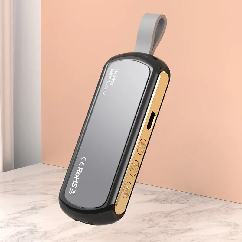 Bluetooth 5.2 Bone Conduction Speaker Under Pillow Noise Reduction Speaker Stereo Music Player with Flashlight Sleep Aid