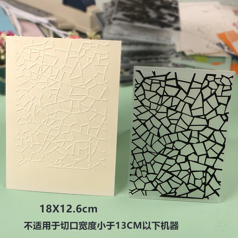 DUOFEN Crafts plastic embossing folder collection 2 paper embossing flower mold Christmas Birthday Easter day wedding - Lootquake