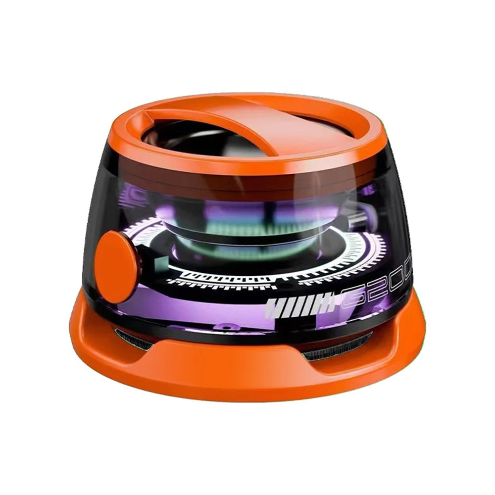 Altavoz Bluetooth portátil G200 con iluminación RGB, altavoz magnético BT5.3, minicaja de sonido, 7 horas de reproducción, soporte para teléfono.