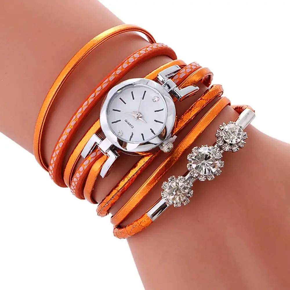 Ladies Watch Circle Diamond Table Student Fashion Bracelet Women's Watch Women's Watches - Lootquake
