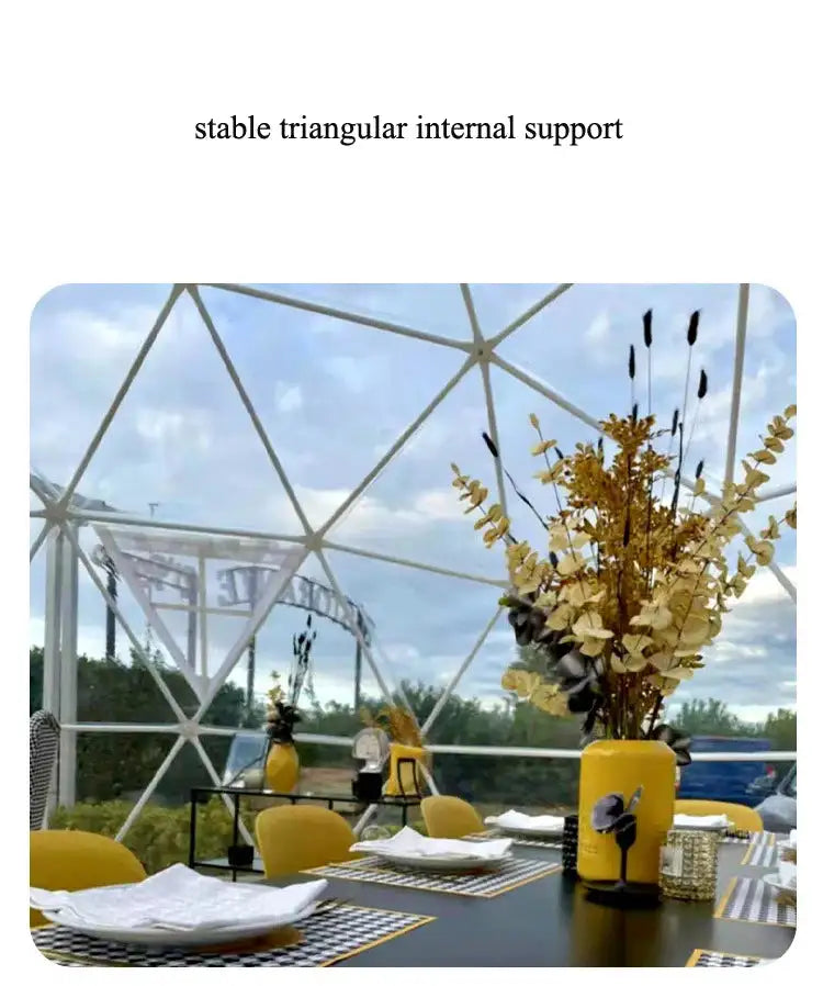 Garden Yard Glamping Dome Tent Inflatable Geodesic Dome Bubble Transparent Igloo Tent for Sale - Lootquake