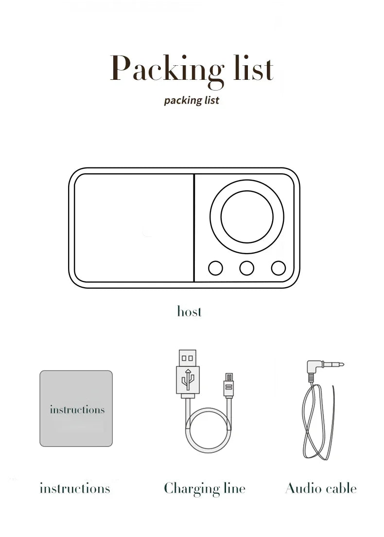 Altavoz Bluetooth nostálgico con sonido Bluetooth, altavoz clásico retro, radio retro, subwoofer portátil inalámbrico Bluetooth 5.0 de madera