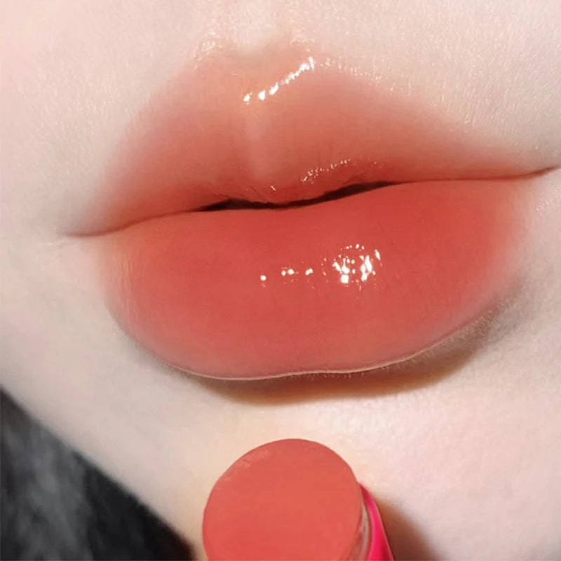 Brillo labial HERORANGE de alto brillo: duradero, sin transferencia, acabado espejo, tinte labial hidratante aterciopelado para un aspecto natural, vegano.
