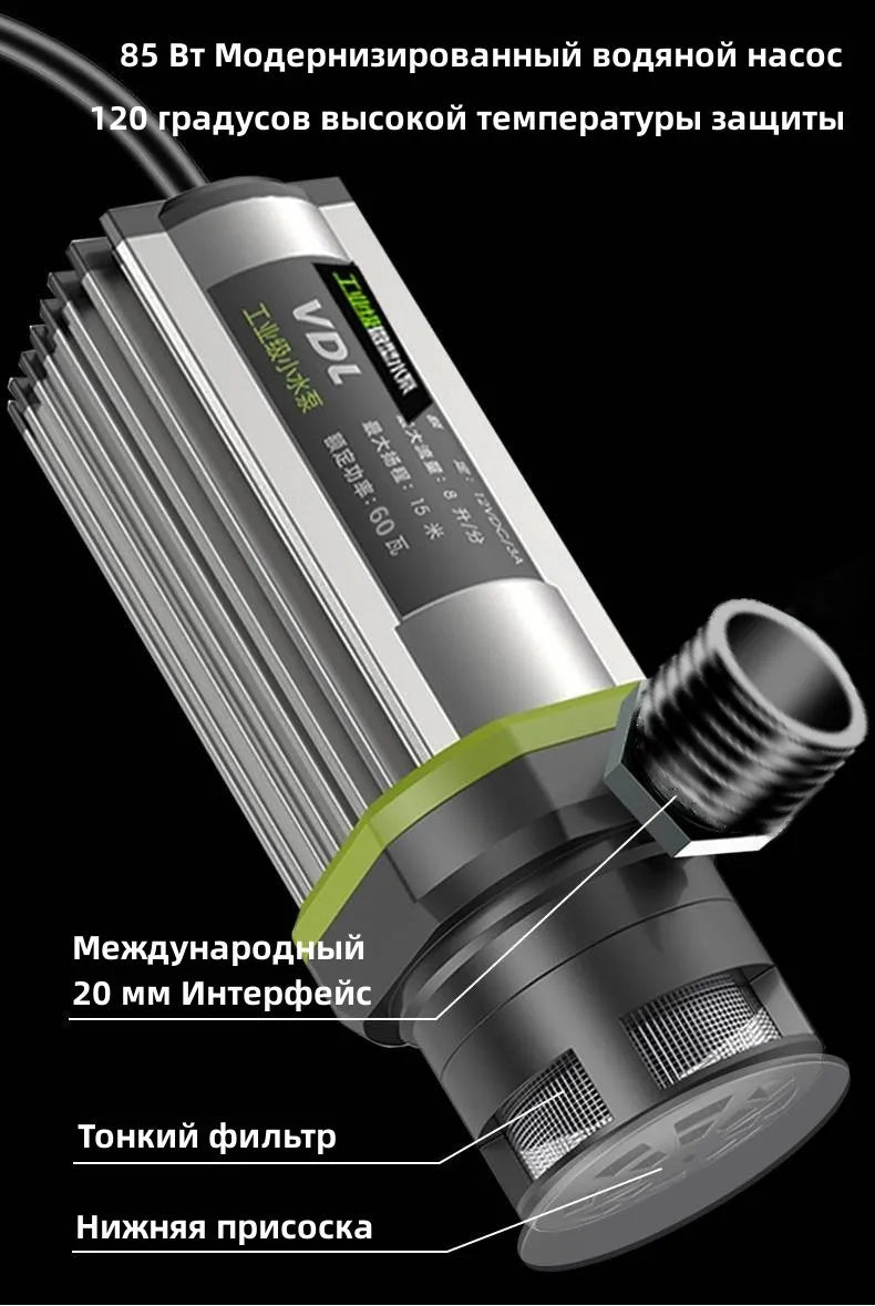 Ducha eléctrica portátil para camping, ideal para viajes, con bomba de agua de 85 W, cabezal de ducha ajustable de 3 velocidades y barra de agua caliente de 2500 W.