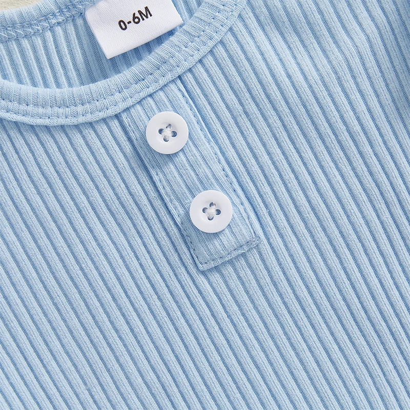 Baby Girls Summer Outfit Short Sleeve Romper with Bunny Eggs Print Flare Pants and Bowknot Headband Easter Outfit - Lootquake