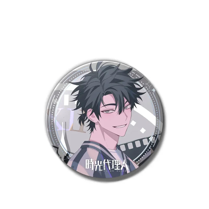 Anime Link Click Charles Lucas Jo Brooch Pin Badges Pins Cosplay Metal Brooches for Women Bag Accesorios Jewelry Fans Gifts - Lootquake