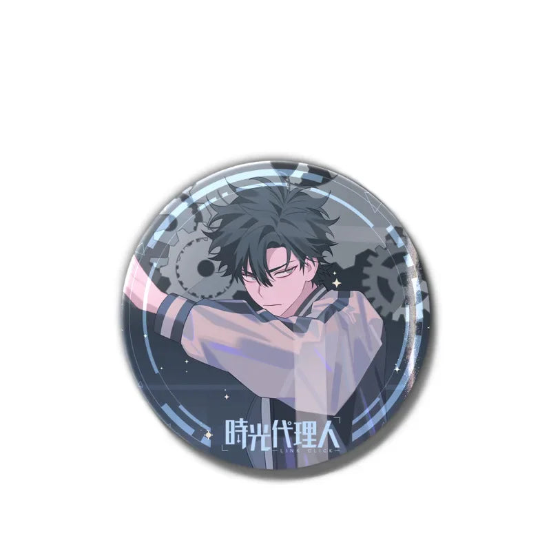 Anime Link Click Charles Lucas Jo Brooch Pin Badges Pins Cosplay Metal Brooches for Women Bag Accesorios Jewelry Fans Gifts - Lootquake