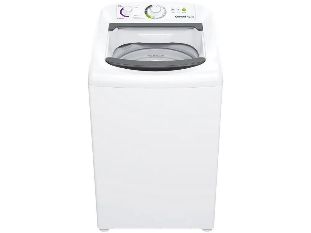 Lave-linge Consul 12 kg 16 programmes de lavage blanc CWH12 - 110 V