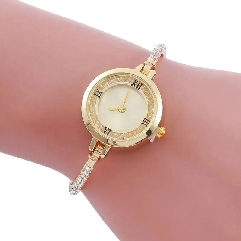 Fashion Luxury Women's Watch Gold Fine Strap Ladies Watch For Bracelet Montre Femme Female Wrist Watch Women Clock Relojes - Lootquake
