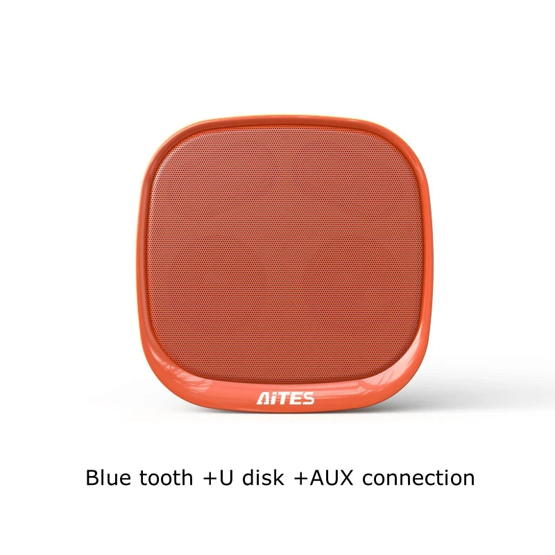 Enceinte Bluetooth sans fil murale, son surround 3D, radio FM multifonctionnelle, caisson de basses portable d'extérieur, longue durée de vie de la batterie