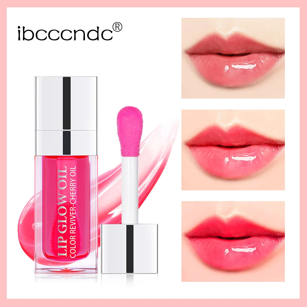 Bálsamo labial hidratante, aceite labial original, brillo labial, cuidado de los labios, beneficio para labios, exfoliante voluminizador, aceite labial rosa voluminizador.