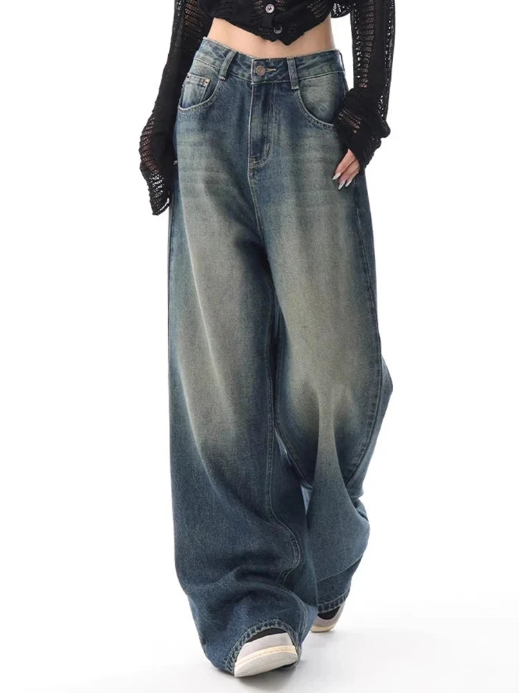 Duomofu Autumn Vintage Chicly Slim Button Female High Waisted Jeans American Basic Simple Casual Fashion S-XL Baggy Jeans Women - Lootquake