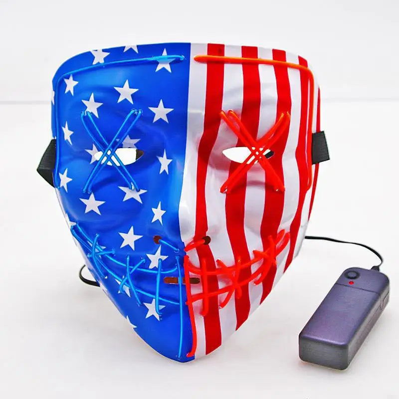 scary halloween costumes adults fantasia cosplay masque LED scream ghost horror mask children black skeleton costume suit