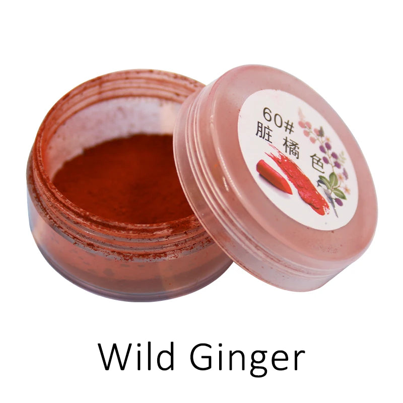 Lápiz labial en polvo color vino tinto de 1 g por botella para maquillaje cosmético, brillo labial de larga duración, pigmento en polvo de mica.