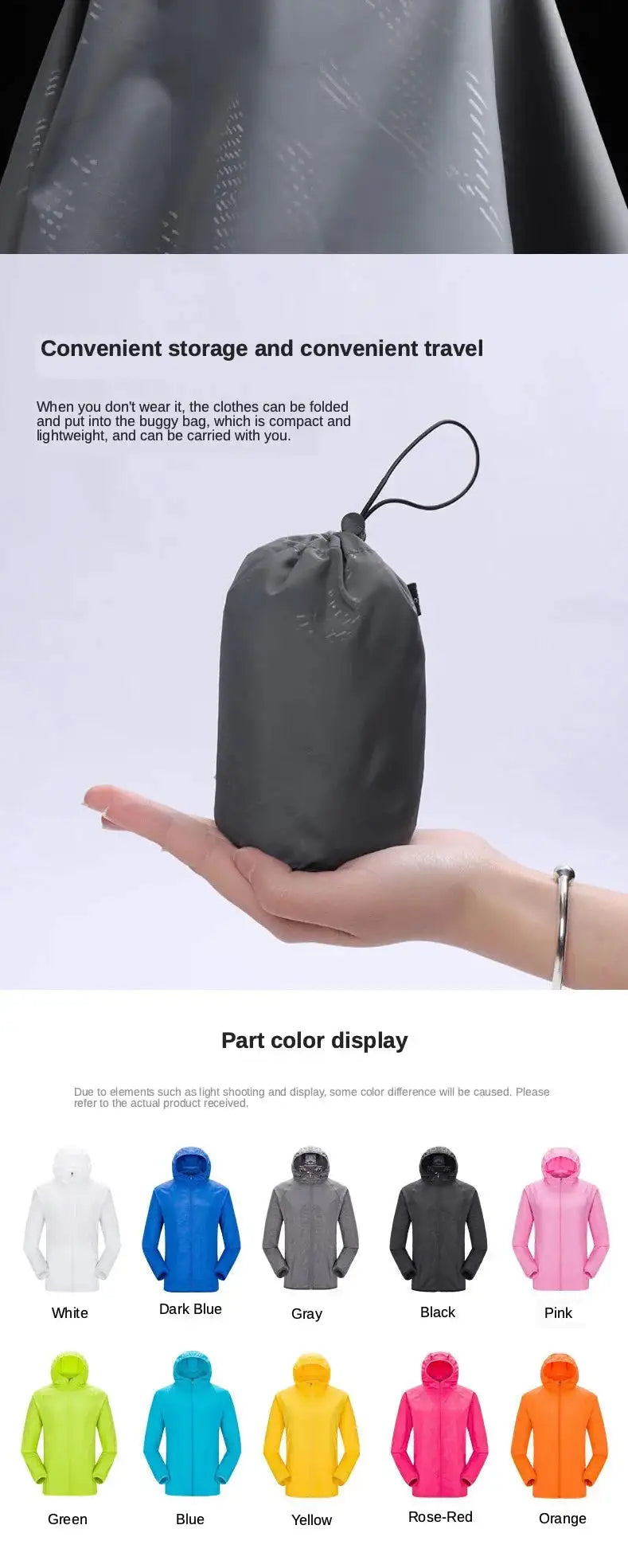 Camping Waterproof Jacket Men Women Windbreaker Men Raincoat Rain Jacket Men Waterproof Hiking Climbing Clothes Sun Protection - Lootquake