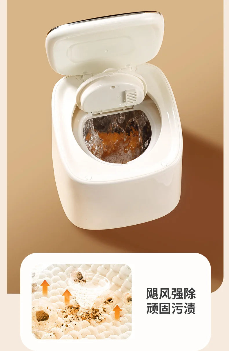 Mini machine à laver portable entièrement automatique, séchage domestique intégré pour sous-vêtements