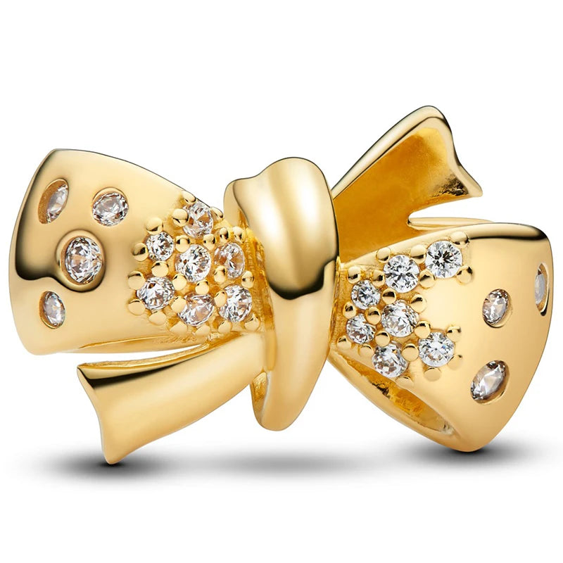 925 Silver Valentine's Day Snake Year Series Pendant Suitable for 925 Sterling Silver Original Women's Bracelet DIY Jewelry Gift - Lootquake