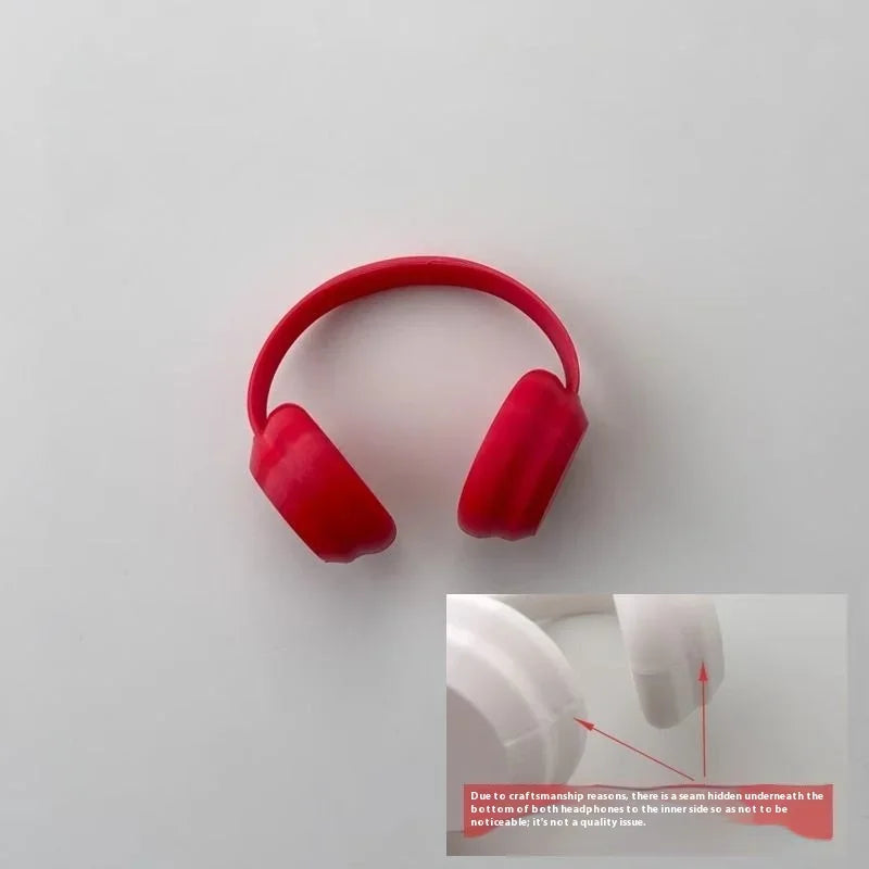 Casque Labubu mignon pour Labubu I II Mini peluche poupée casque décoration mode bricolage poupée accessoires cadeau