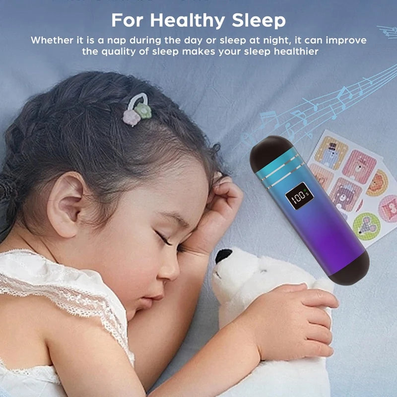 Enceinte Bluetooth sans fil à conduction osseuse, portable, à placer sous l'oreiller, carte TF 32 Go intégrée pour dormir