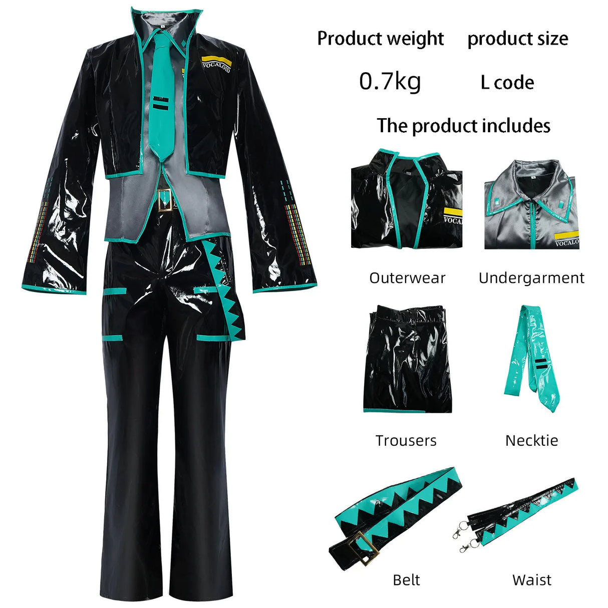 Halloween Comic Costume Men's version of cosplay anime role playing dance platform clothes