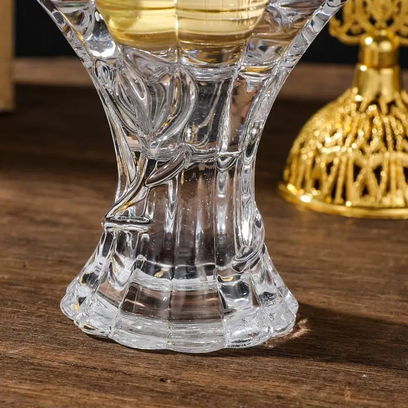 Difusor de fragancias de cristal estilo marroquí con forma de linterna árabe nocturna, candelabros de lujo para decoración del hogar.