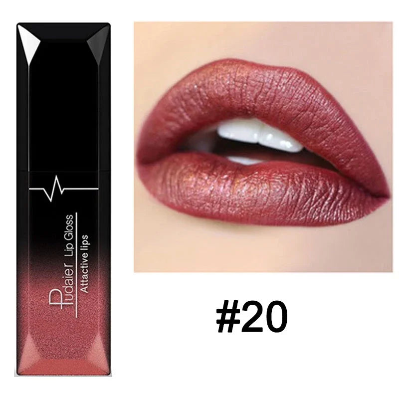 Lápiz labial mate nude de 21 colores, líquido hidratante, resistente al agua, duradero, antiadherente, brillo labial aterciopelado, maquillaje de labios para mujer, cosméticos.