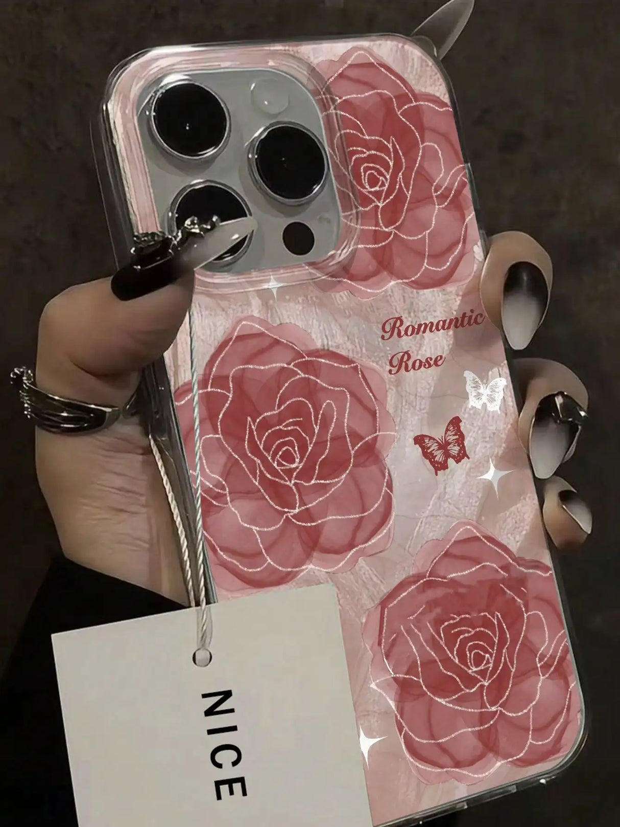 Rose Floral Painted Phone Case