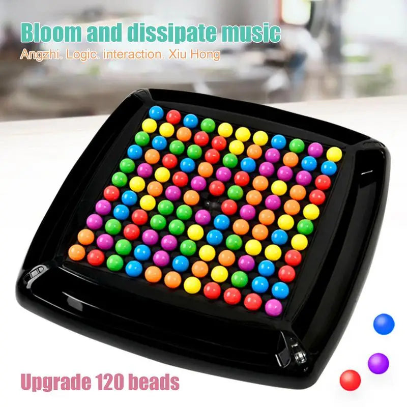 Matching Beads Board Game Educational Montessori Toy Desktop Toy Parent Child Interaction Rainbow Chess Kids Toys Easter Gift - Lootquake