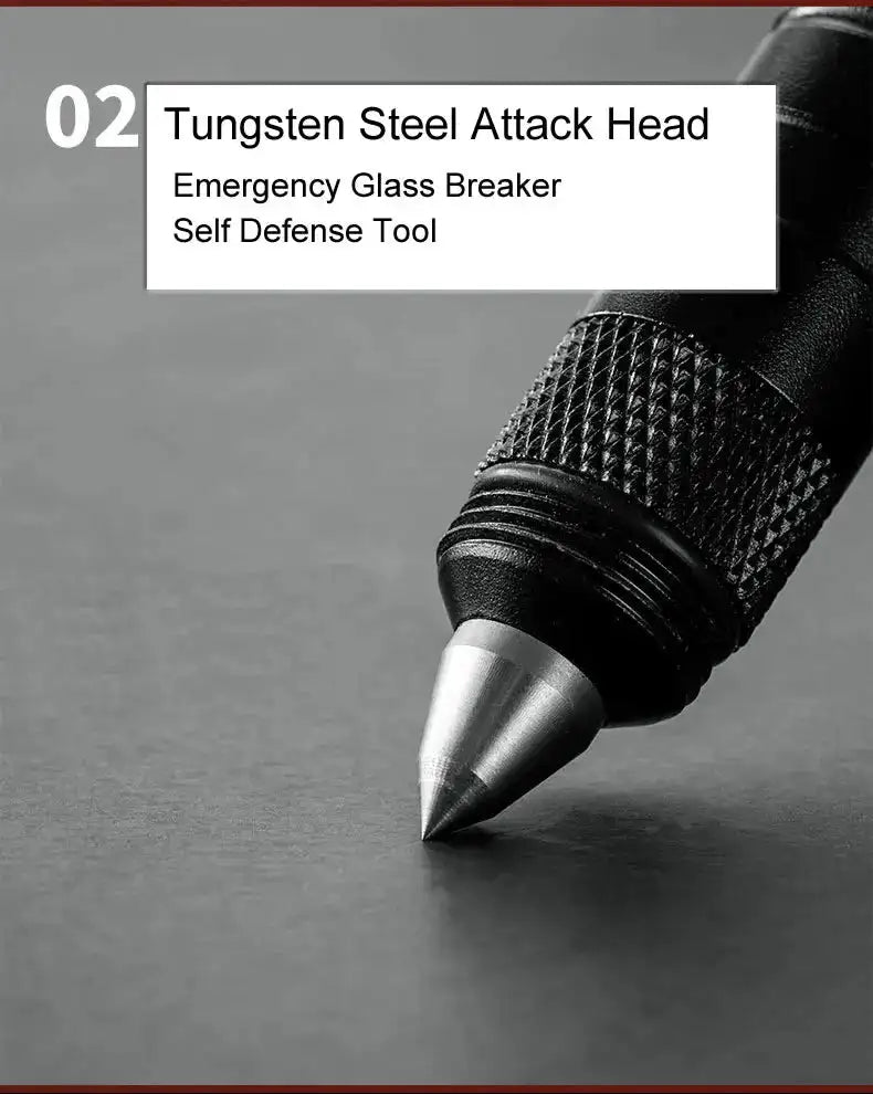 10-IN-1 Multi Function Portable Self Defense Pen Outdoor Survival Tool Fishing Whistle/Compass/Wrench/Screwdriver/Window Breaker - Lootquake