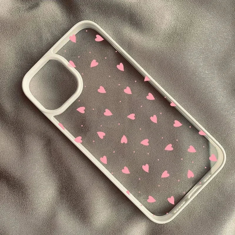 Fashion Pink Little Love Heart Phone Case