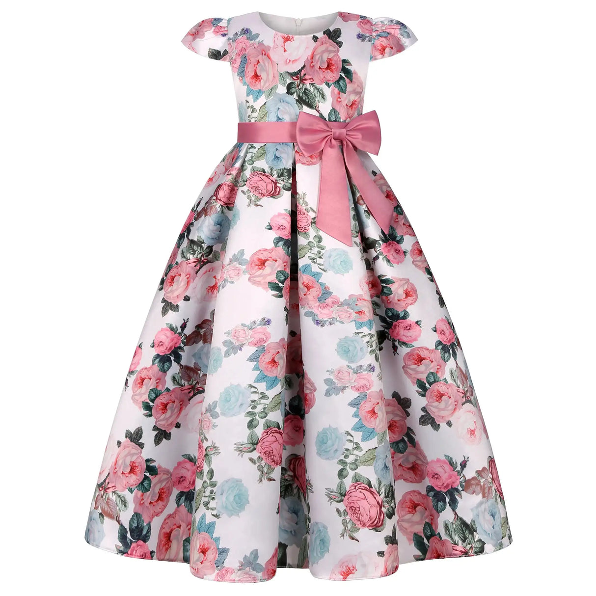 New Princess dress Large children's long dress Girl piano performance dress Festival party dress