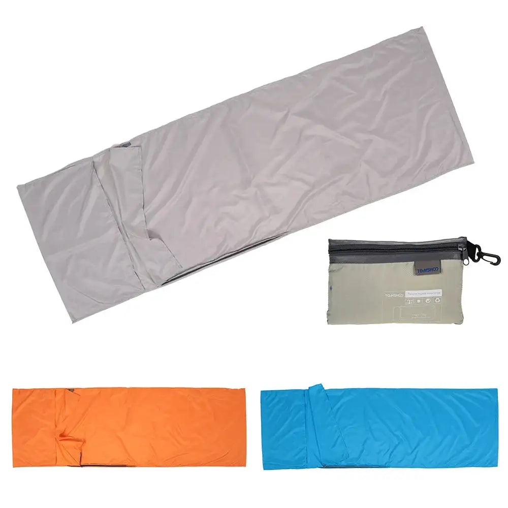 Lightweight Outdoor Sleeping Bag Liner Polyester Pongee Portable Single Sleeping Bags Camping Travel Hotel Sleep Bag 75*210CM - Lootquake
