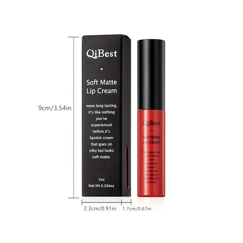 Rouge à lèvres mat et volumateur luxueux – Waterproof, longue tenue, 20 teintes variées | Cadeau idéal pour la Saint-Valentin