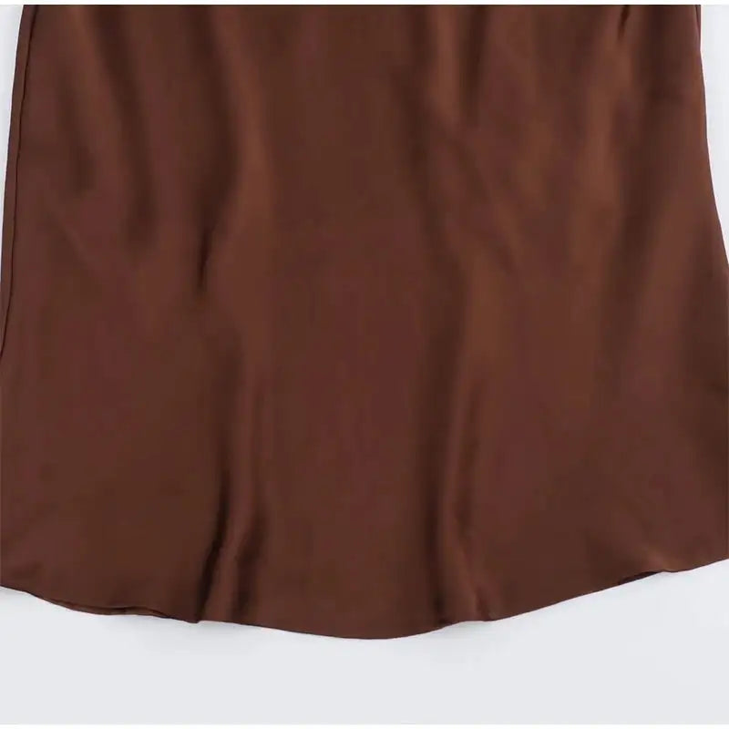 Off Shoulder Satin Halter Long Dress Woman Sexy Hanging Neck Female Pleated Dresses Summer Backless Midi Evening Party 2024 New - Lootquake