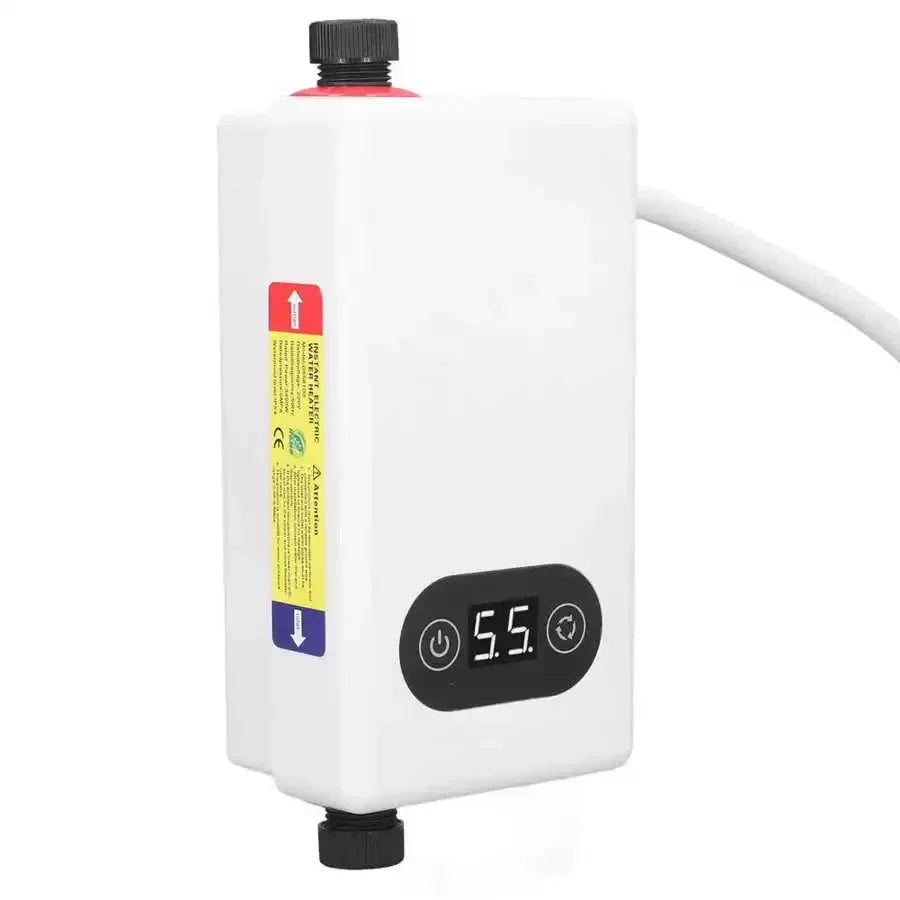 Chauffe-eau électrique instantané 220 V 4 500 W, fonction mémoire, conversion de fréquence, température constante