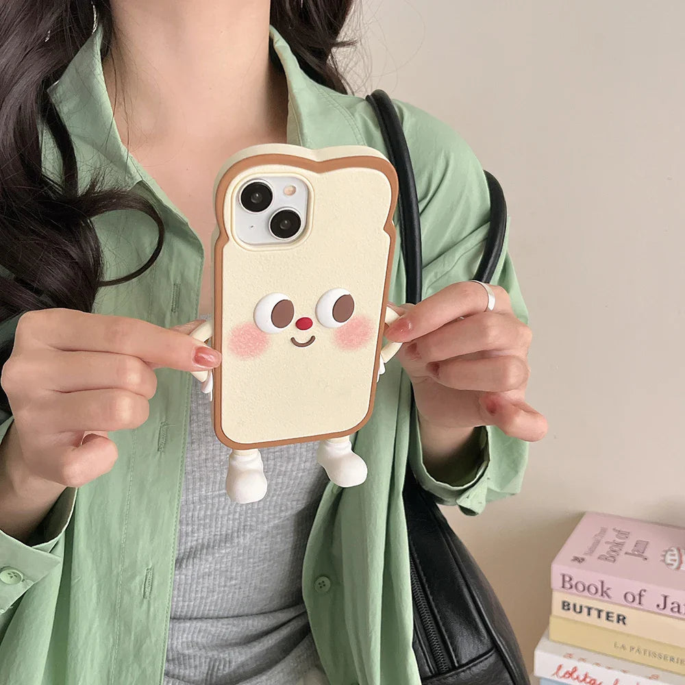 Chocolate Toast Cookies Soft Silicone Phone Case
