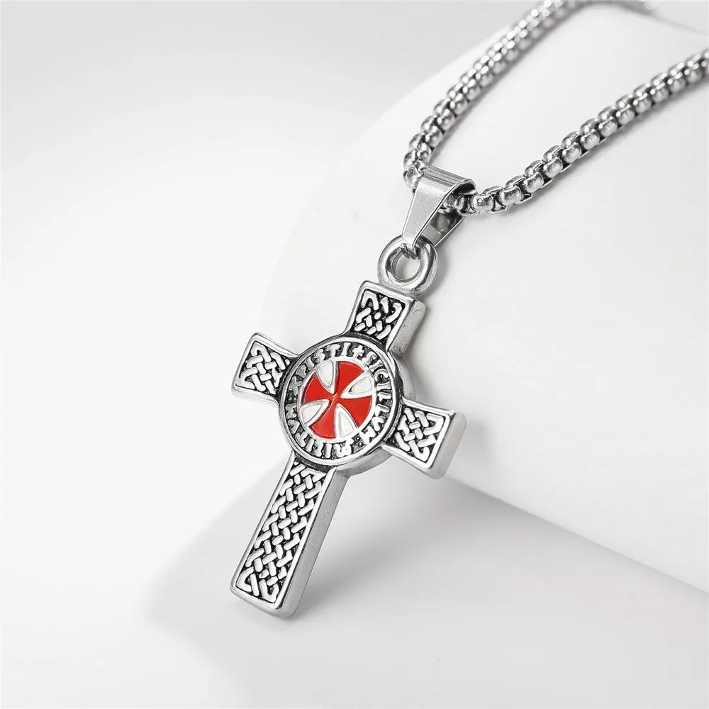 Exquisite Shining Crystal Cross Necklace Pendant Lucky Charming Fashion Jewelry Gift Unisex - Lootquake