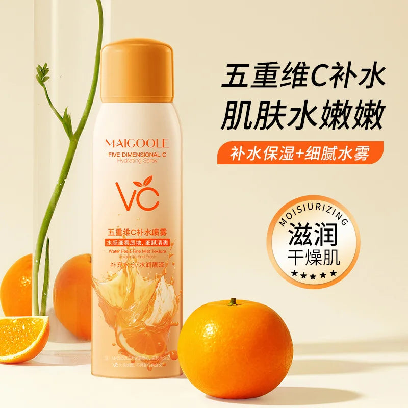 Spray hidratante con vitamina C Base de maquillaje refrescante Hidratante calmante Spray hidratante con vitamina C