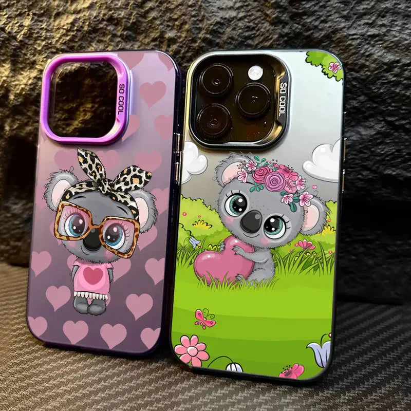 Funda para teléfono con diseño de koala bebé