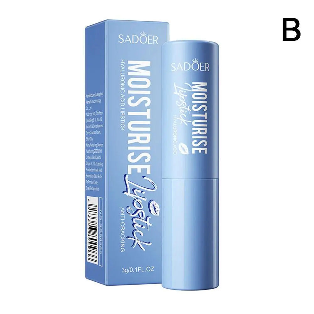 Rouge à lèvres à l'acide hyaluronique Lèvres longue tenue Hydratant Nourrissant Apaisant Sécheresse Éclaircissant Baume à lèvres Beauté Soins de la peau