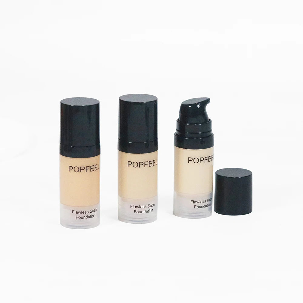 Base de maquillaje de larga duración POPFEEL Soft Focus: acabado transparente, cobertura modulable y efecto piel desnuda natural | Maquillaje impecable