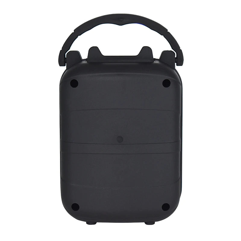 Altavoz Bluetooth inalámbrico con LED. Compatible con micrófono con cable, tarjeta TF y entrada de audio USB.